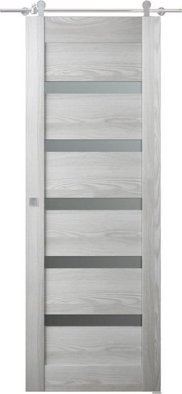 AVON 07-04 VETRO RIBEIRA ASH BARN BELLDINNI MODERN INTERIOR DOOR - 2
