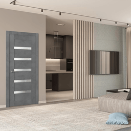 AVON 07-04 VETRO DARK URBAN SWING BELLDINNI MODERN INTERIOR DOOR - 6