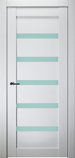 LEORA VETRO BIANCO NOBLE SWING BELLDINNI MODERN INTERIOR DOOR - 1