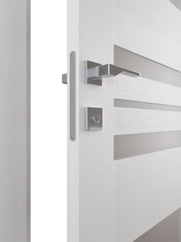 ROMI VETRO BIANCO NOBLE BYPASS BELLDINNI MODERN INTERIOR DOOR - 3