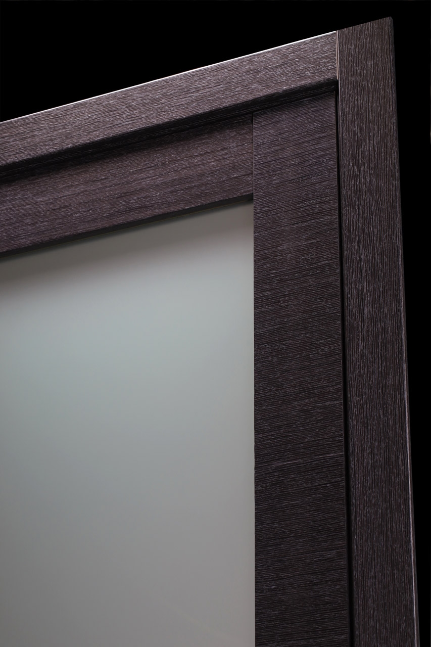 AVANTI 207 VETRO BLACK APRICOT SWING BELLDINNI MODERN INTERIOR DOOR - 10