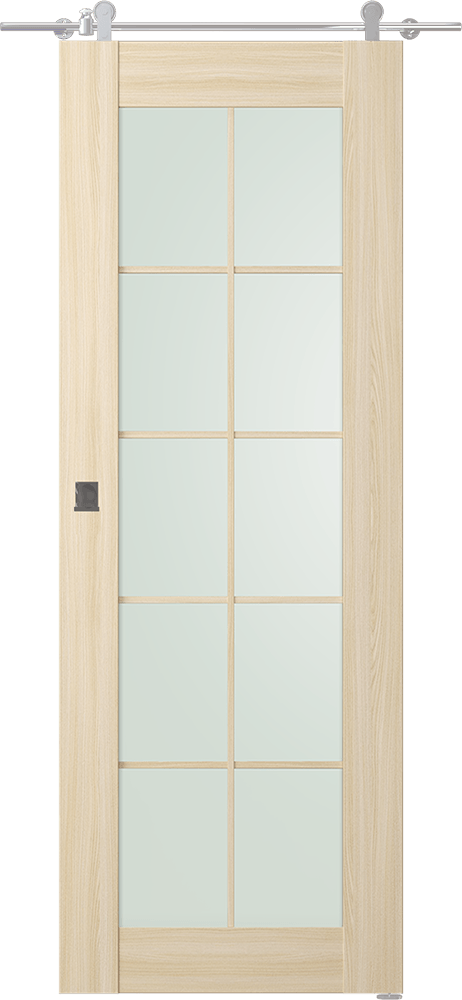 AVON 10 LITE VETRO LOIRE ASH BARN BELLDINNI MODERN INTERIOR DOOR - 1