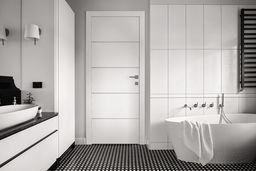 OPTIMA 4H SNOW WHITE SWING BELLDINNI MODERN INTERIOR DOOR - 2