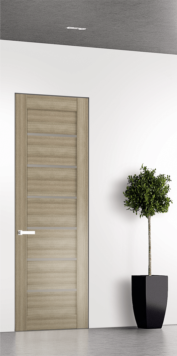 ALBA SHAMBOR INVISIBLE METAL FRAME BELLDINNI MODERN INTERIOR DOOR - 1
