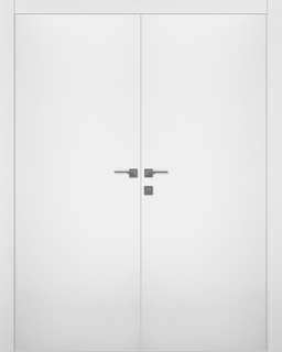 OPTIMA SNOW WHITE DOUBLE BELLDINNI MODERN INTERIOR DOOR - 1