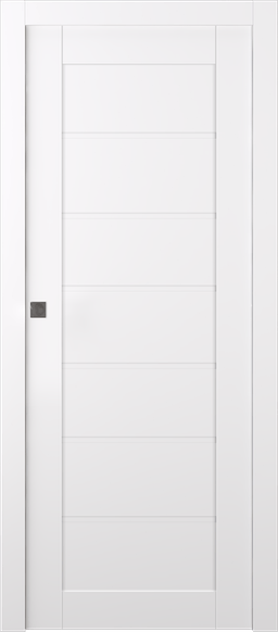 ALDA SNOW WHITE POCKET BELLDINNI MODERN INTERIOR DOOR - 1