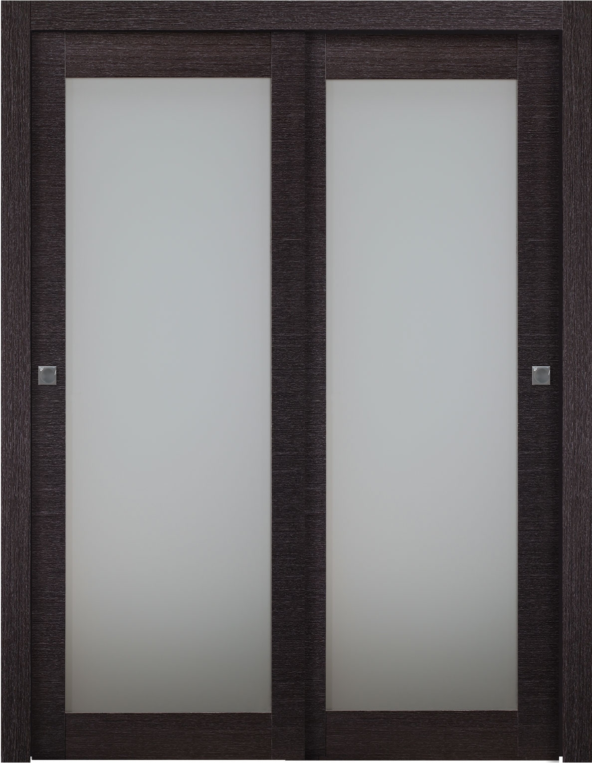 AVANTI 207 VETRO BLACK APRICOT BYPASS BELLDINNI MODERN INTERIOR DOOR - 3