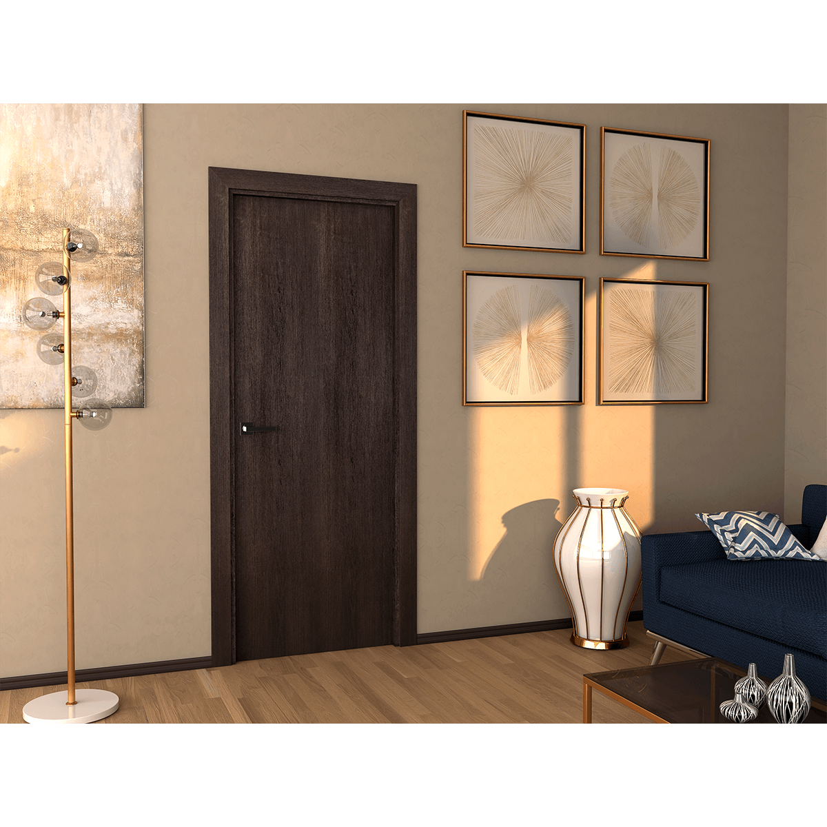 OPTIMA VERALINGA OAK DOUBLE BELLDINNI MODERN INTERIOR DOOR - 9