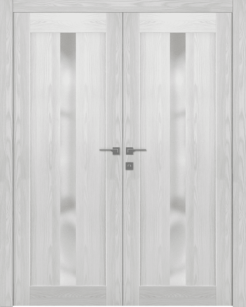 AVON 101 VETRO RIBEIRA ASH DOUBLE DOORS BELLDINNI MODERN INTERIOR DOOR - 2