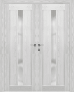AVON 101 VETRO RIBEIRA ASH DOUBLE DOORS BELLDINNI MODERN INTERIOR DOOR - 2