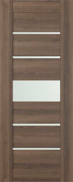 AVON 07-05 VETRO PECAN NUTWOOD SLAB DOORS BELLDINNI MODERN INTERIOR DOOR - 1