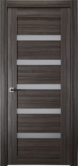LEORA VETRO GRAY OAK SWING BELLDINNI MODERN INTERIOR DOOR - 1
