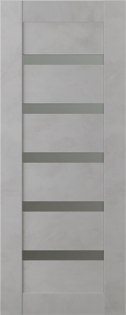 AVON 07-04 VETRO LIGHT URBAN SLAB BELLDINNI MODERN INTERIOR DOOR - 1