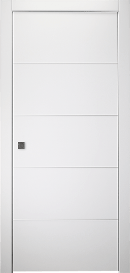 ARVIKA POLAR WHITE POCKET BELLDINNI MODERN INTERIOR DOOR - 1