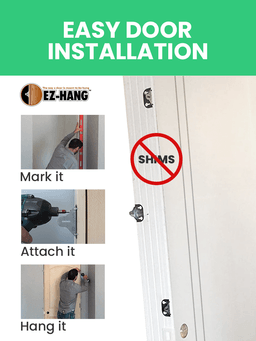 OPTIMA SNOW WHITE INVISIBLE METAL FRAME BELLDINNI MODERN INTERIOR DOOR - 11