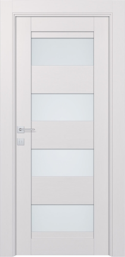 DELLA VETRO BIANCO NOBLE SWING BELLDINNI MODERN INTERIOR DOOR - 1