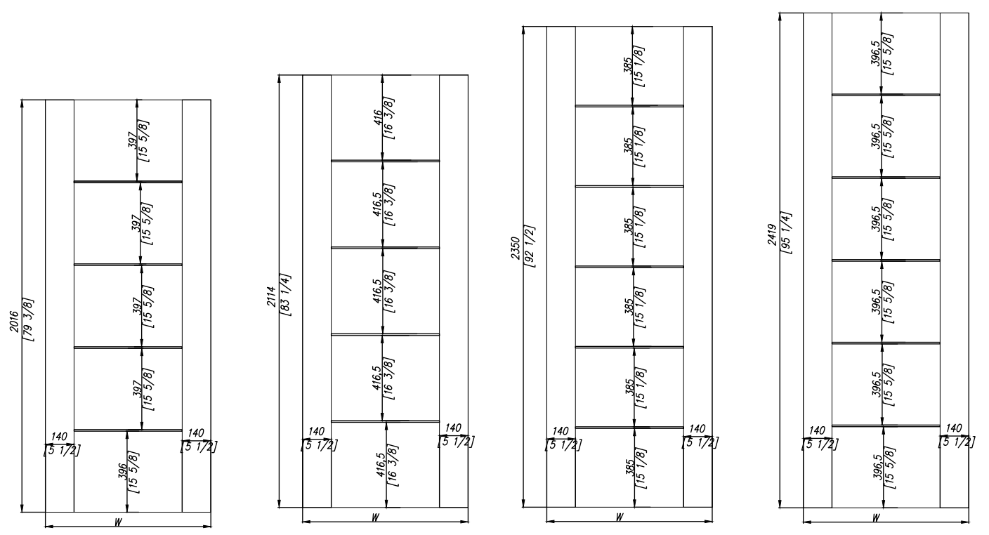 OPTIMA 4H SNOW WHITE SWING BELLDINNI MODERN INTERIOR DOOR - 6