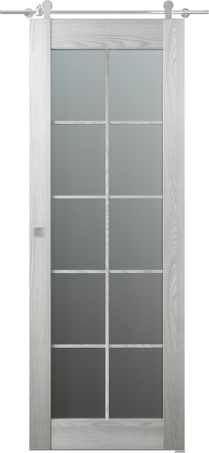 AVON 10 LITE VETRO RIBEIRA ASH BARN BELLDINNI MODERN INTERIOR DOOR - 1