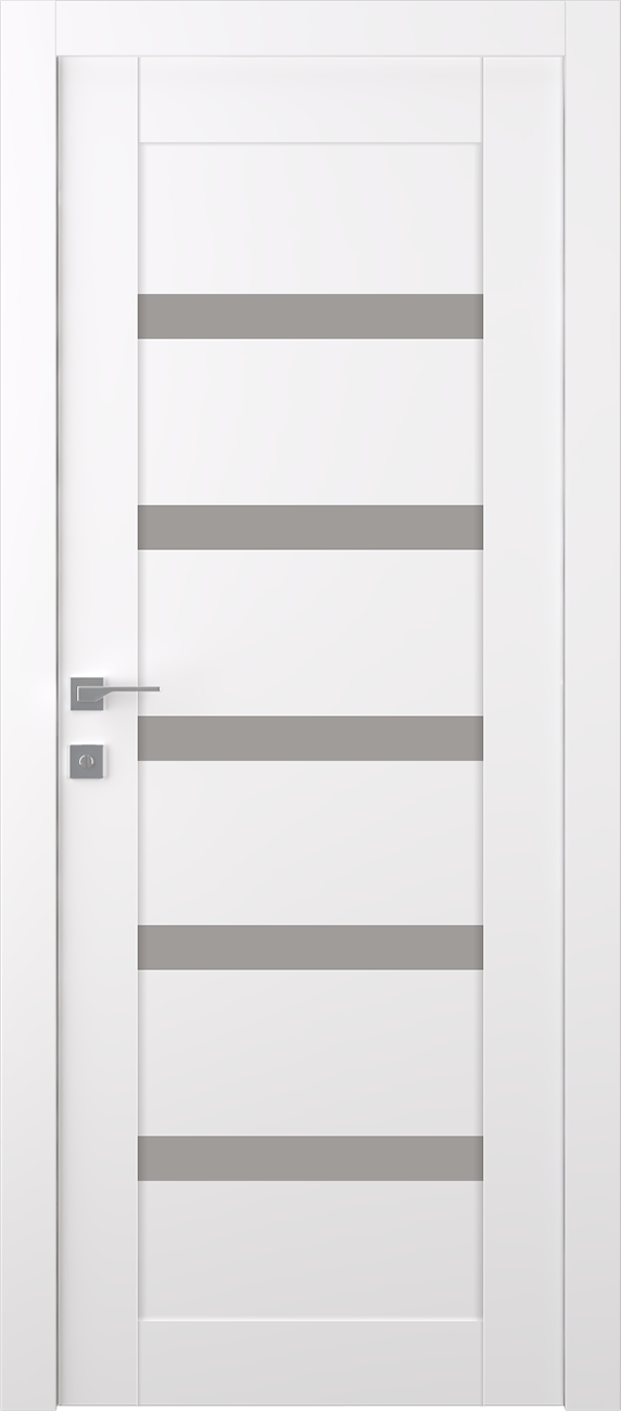 LEORA VETRO SNOW WHITE SWING BELLDINNI MODERN INTERIOR DOOR - 1