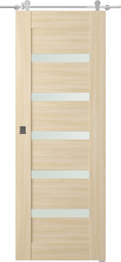 AVON 07-04 VETRO LOIRE ASH BARN DOORS BELLDINNI MODERN INTERIOR DOOR - 1