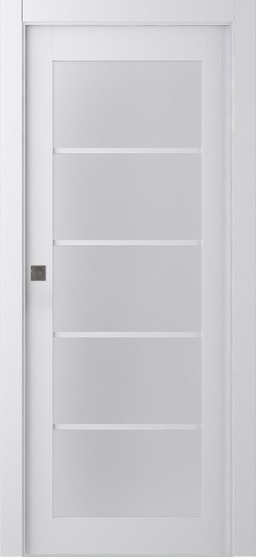 PALLADIO 5 LITE VETRO BIANCO NOBLE POCKET BELLDINNI MODERN INTERIOR DOOR - 1