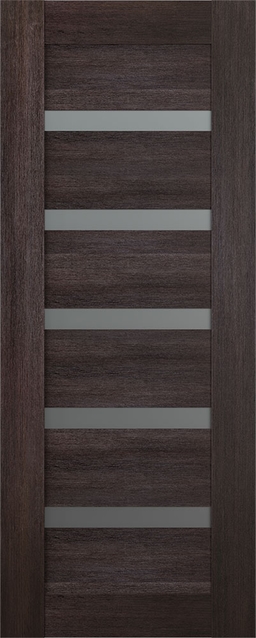 AVON 07-04 VETRO VERALINGA OAK SLAB BELLDINNI MODERN INTERIOR DOOR - 1
