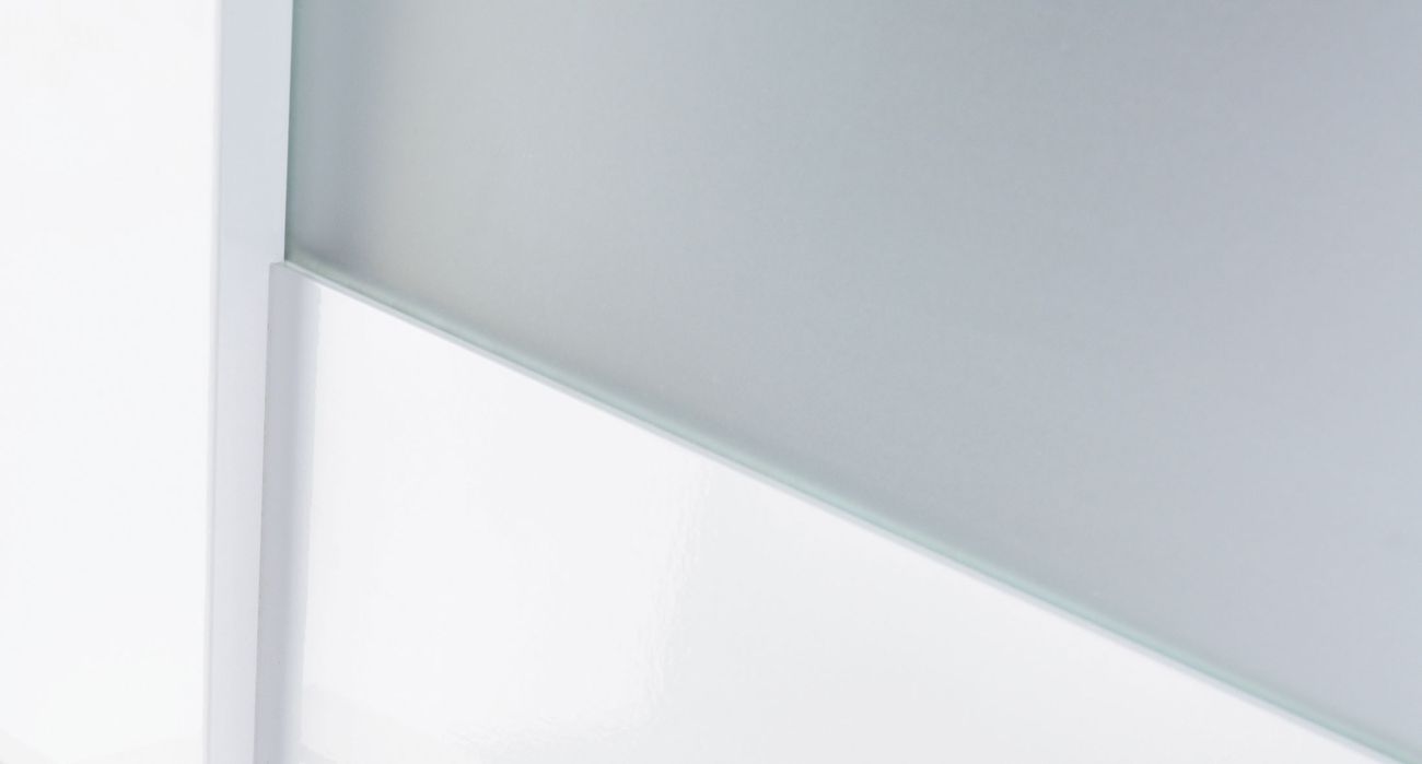 DELLA VETRO BIANCO NOBLE BYPASS BELLDINNI MODERN INTERIOR DOOR - 6