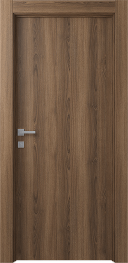 OPTIMA PECAN NUTWOOD SWING DOORS BELLDINNI MODERN INTERIOR DOOR - 1