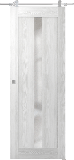 AVON 101 VETRO RIBEIRA ASH BARN DOORS BELLDINNI MODERN INTERIOR DOOR - 1