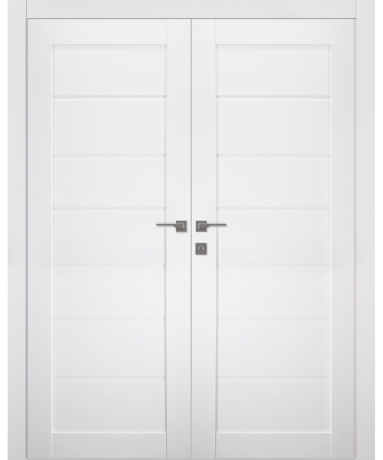 ALDA BIANCO NOBLE DOUBLE BELLDINNI MODERN INTERIOR DOOR - 1
