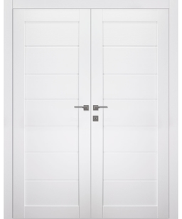ALDA BIANCO NOBLE DOUBLE BELLDINNI MODERN INTERIOR DOOR - 1