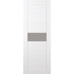 EDNA VETRO SNOW WHITE SWING BELLDINNI MODERN INTERIOR DOOR - 2
