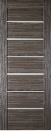 ALBA GRAY OAK SLAB BELLDINNI MODERN INTERIOR DOOR - 1