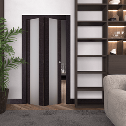 AVANTI 202 VETRO BLACK APRICOT BI-FOLD BELLDINNI MODERN INTERIOR DOOR - 6