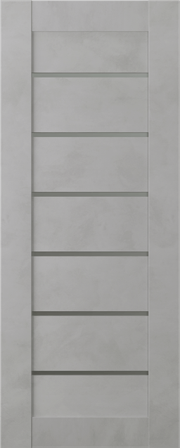 AVON 07-02 VETRO LIGHT URBAN SLAB BELLDINNI MODERN INTERIOR DOOR - 1