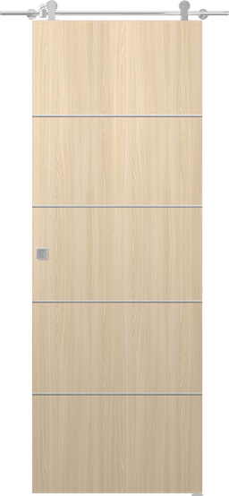 OPTIMA 4H LOIRE ASH BARN DOORS BELLDINNI MODERN INTERIOR DOOR - 1
