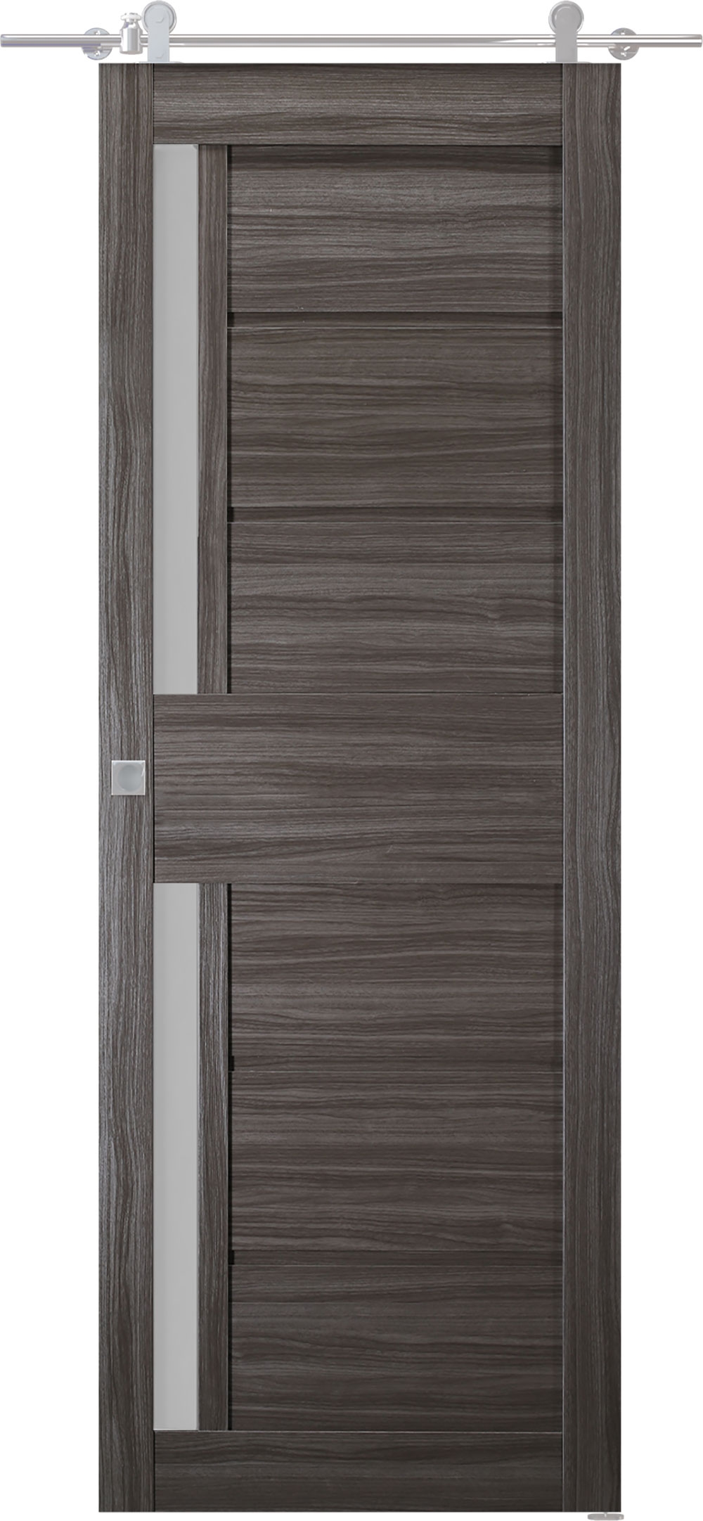 ESTA VETRO GRAY OAK BARN BELLDINNI MODERN INTERIOR DOOR - 2
