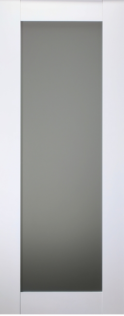 SMART PRO 207 VETRO POLAR WHITE SLAB BELLDINNI MODERN INTERIOR DOOR - 2