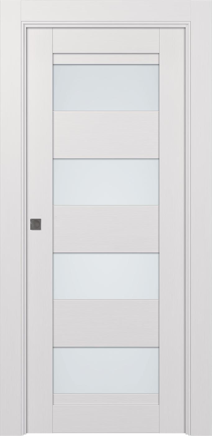DELLA VETRO BIANCO NOBLE POCKET BELLDINNI MODERN INTERIOR DOOR - 1