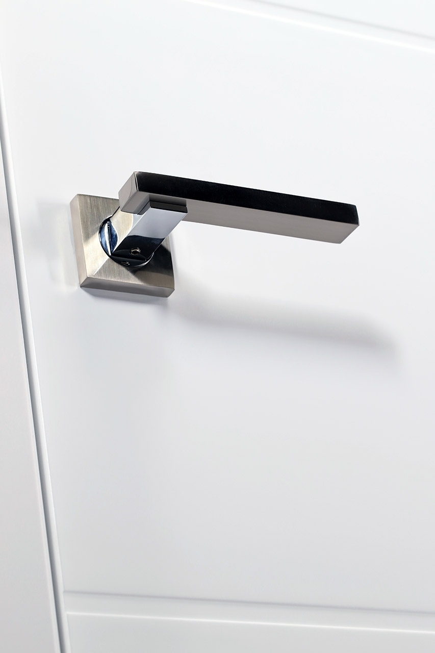ARVIKA POLAR WHITE DOUBLE SWING BELLDINNI MODERN INTERIOR DOOR - 1
