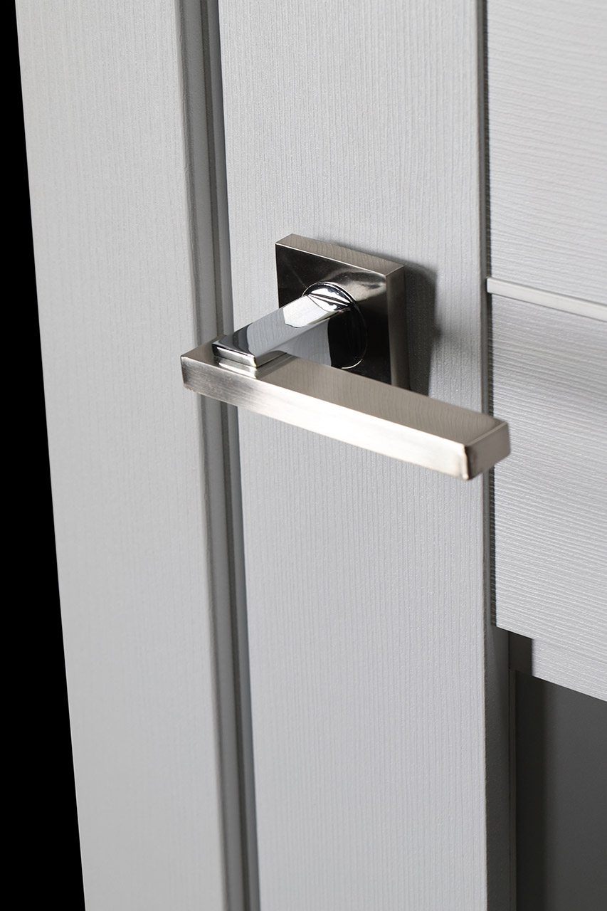 DESSA VETRO BIANCO NOBLE SWING BELLDINNI MODERN INTERIOR DOOR - 4