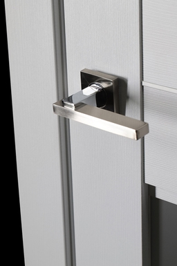 DESSA VETRO BIANCO NOBLE SWING BELLDINNI MODERN INTERIOR DOOR - 4
