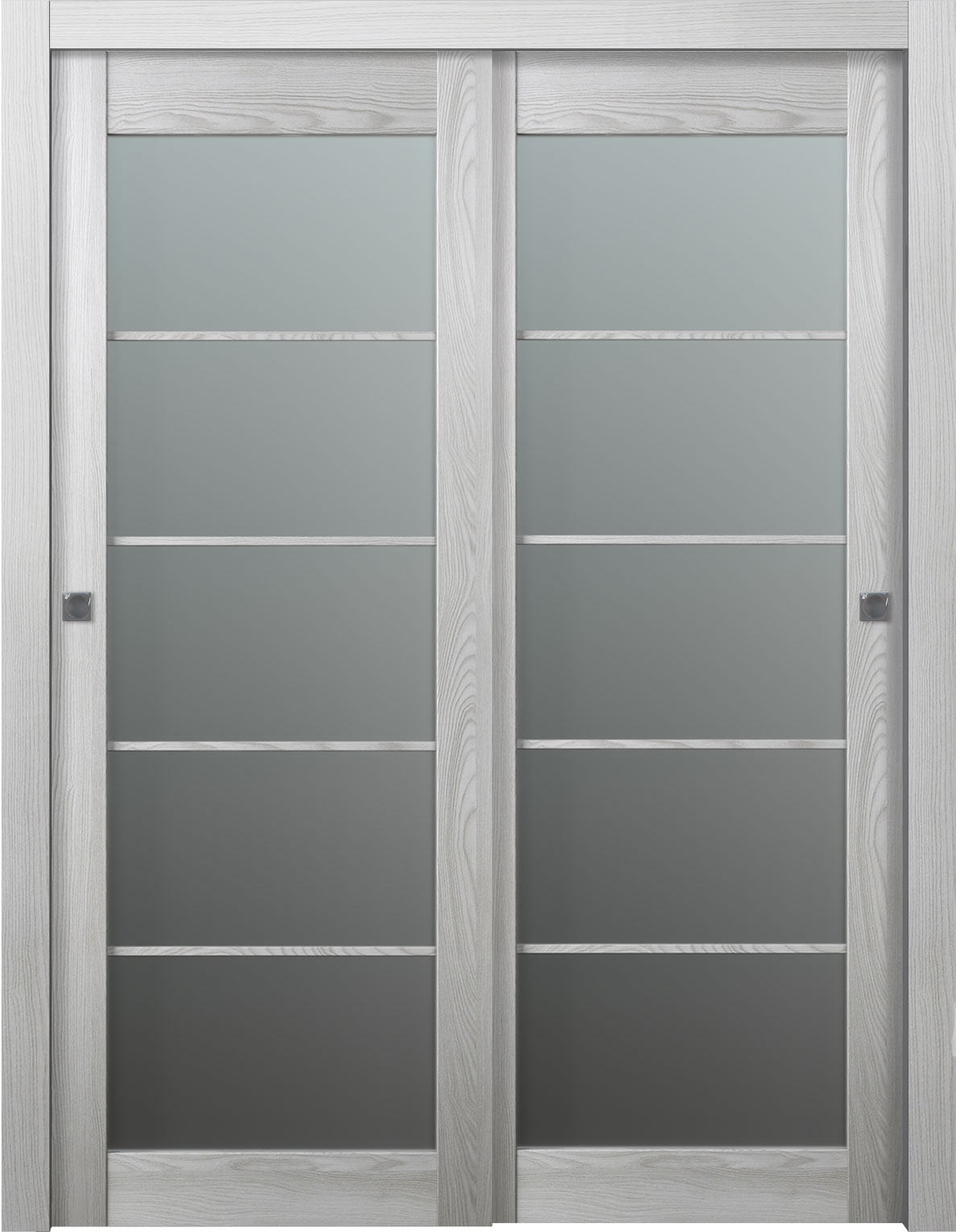 AVON 5 LITE VETRO RIBEIRA ASH BYPASS BELLDINNI MODERN INTERIOR DOOR - 6