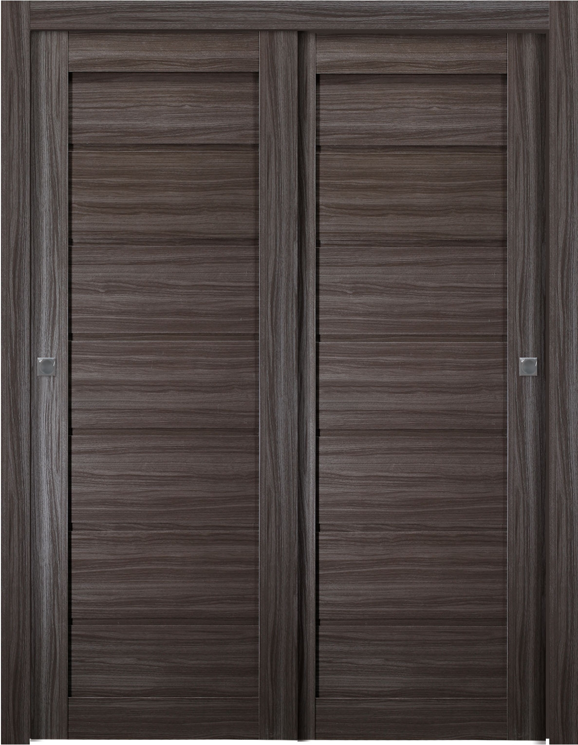 ALDA GRAY OAK BYPASS BELLDINNI MODERN INTERIOR DOOR - 4