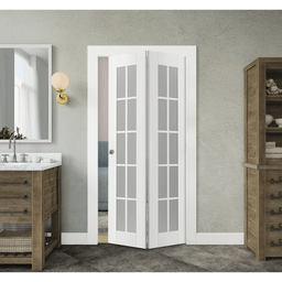 PALLADIO 10 LITE VETRO BIANCO NOBLE BI-FOLD BELLDINNI MODERN INTERIOR DOOR - 5