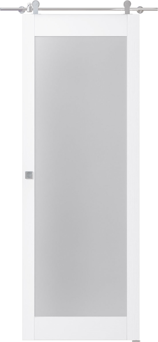 PALLADIO 207 VETRO BIANCO NOBLE BARN BELLDINNI MODERN INTERIOR DOOR - 6