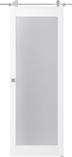 PALLADIO 207 VETRO BIANCO NOBLE BARN BELLDINNI MODERN INTERIOR DOOR - 6