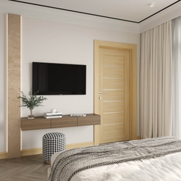 AVON 07-02 VETRO LOIRE ASH SWING DOORS BELLDINNI MODERN INTERIOR DOOR - 4