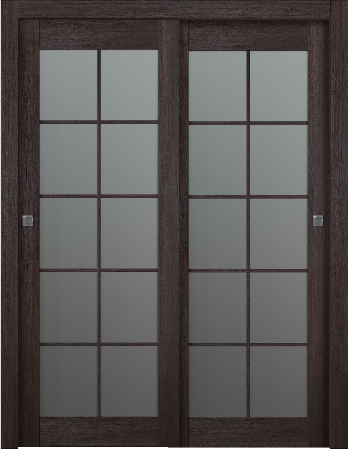 AVON 10 LITE VETRO VERALINGA OAK BYPASS BELLDINNI MODERN INTERIOR DOOR - 3