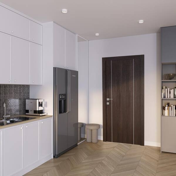 OPTIMA 2U VERALINGA OAK DOUBLE POCKET DOORS BELLDINNI MODERN INTERIOR DOOR - 2